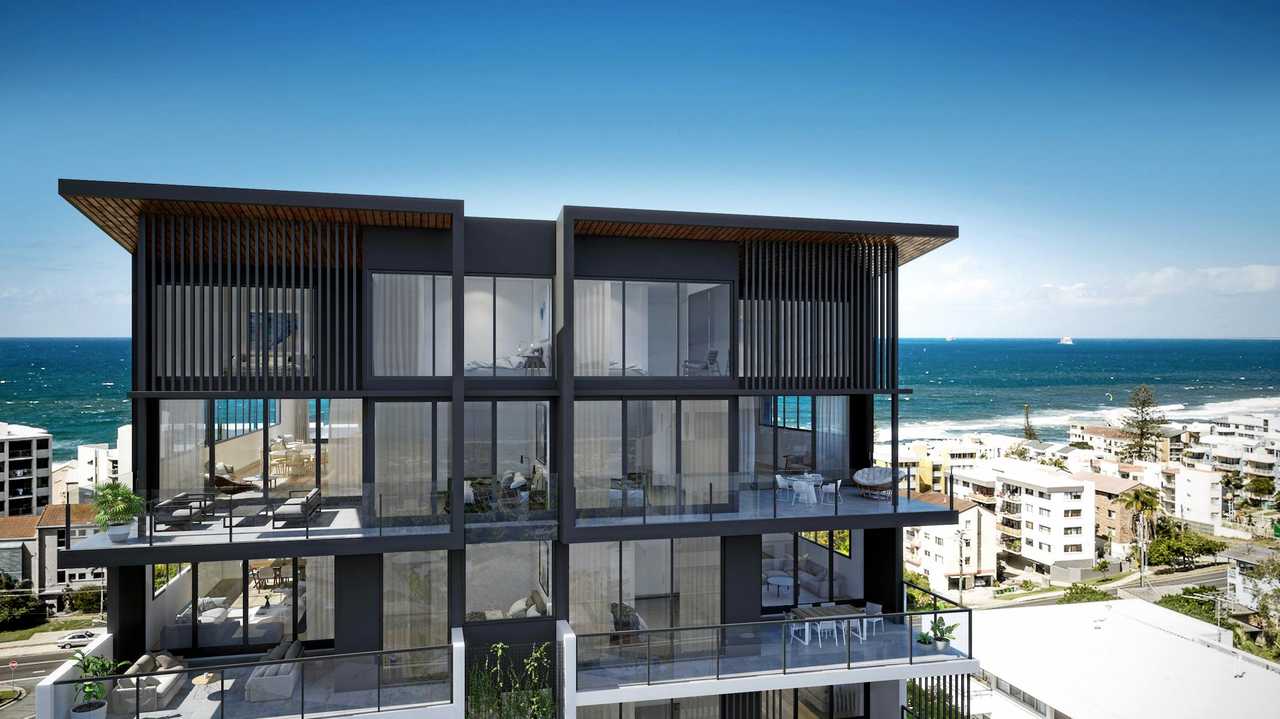 Artist impression of Mosaic Property Group's Cyan project at Kings Beach, scheduled to begin construction in February 2017.