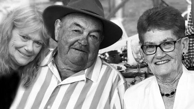 Sue Skeer, 55 and her parents Ned Walker, 80 and Nan Walker 77, were killed in a head-on collision on the outskirts of Mount Gambier in November. Picture: Supplied by the family