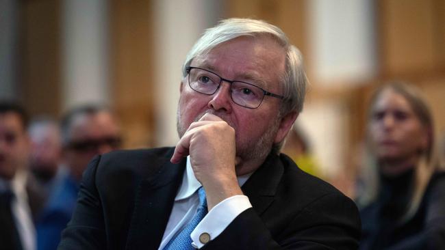 Former Prime Minister, Dr Kevin Rudd, says Australia has a role to play in the US-China relationship. Picture: NCA NewsWire / Gary Ramage