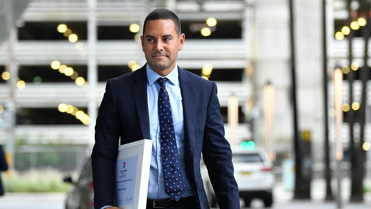 Member for Sydney Alex Greenwich arrives at the 2021 NSW Women of the Year Awards breakfast in Sydney. Picture: NCA NewsWire/Joel Carrett