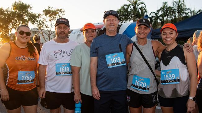 Nona Barlow, Gerhard Laubscher, Nola Laubscher, Tim Danby, Natasha Medbury and Candice Bensen. Picture: Pema Tamang Pakhrin.