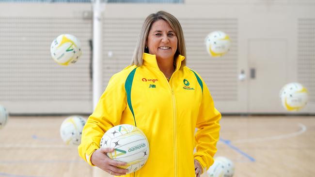 Australian netball coach Stacey Marinkovich will coach her 50th Test when the Diamonds take on the Silver Ferns in the first game of the Constellation Cup in Wellington. Photo:  Netball Australia/ Lauren Morgan