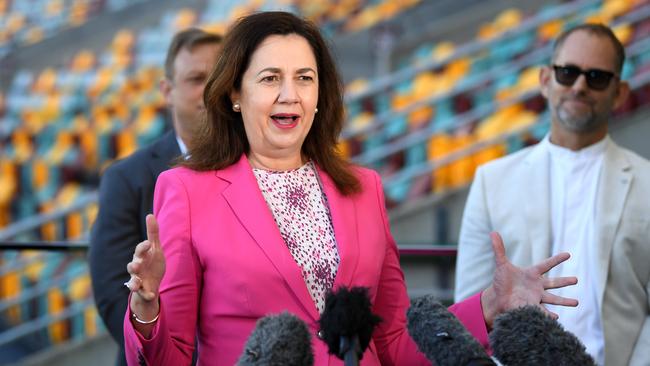 Premier Annastacia Palaszczuk says Queensland can’t fully fund the Olympics alone. Picture: NCA NewsWire / Dan Peled