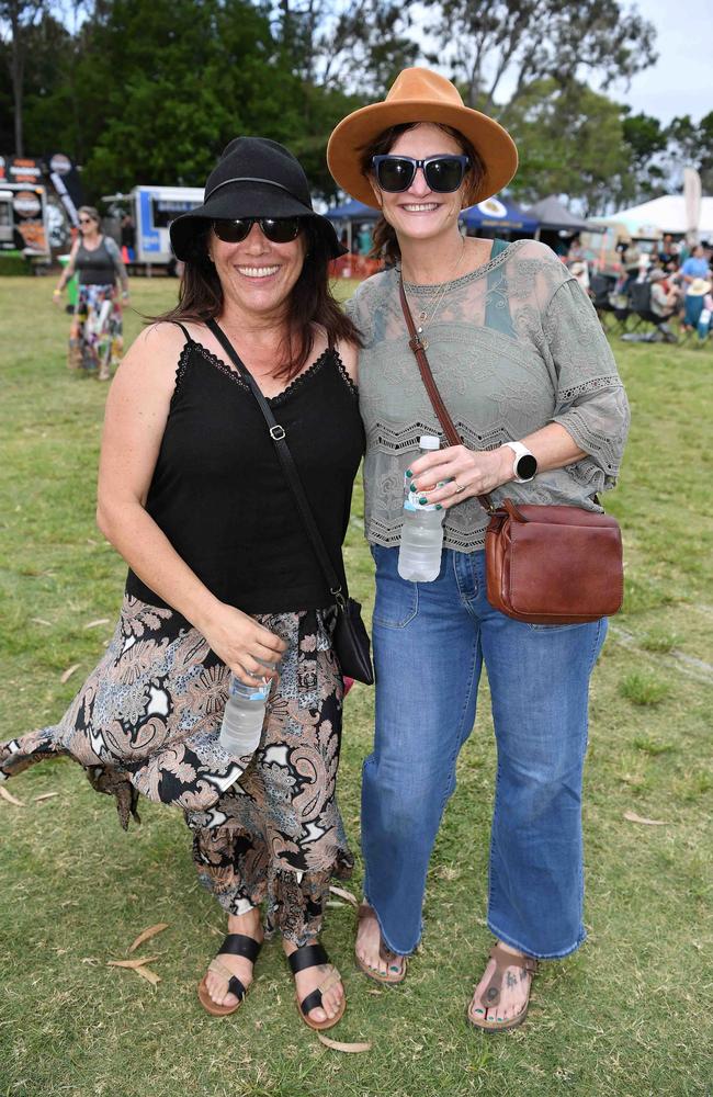 Michelle Portelli and Louise Coxs at Sounds of Rock 2024 in Hervey Bay. Picture: Patrick Woods.