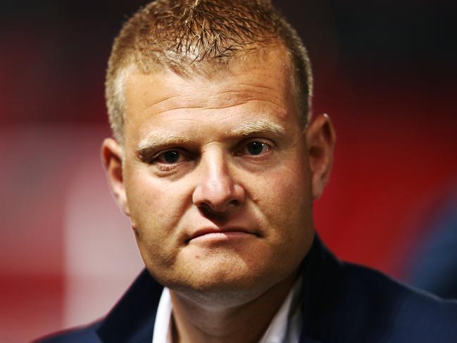 ADELAIDE, AUSTRALIA - APRIL 11: United head coach Josep Gombau looks on after the round 25 A-League match between Adelaide United and the Brisbane Roar at Coopers Stadium on April 11, 2015 in Adelaide, Australia. (Photo by Morne de Klerk/Getty Images)
