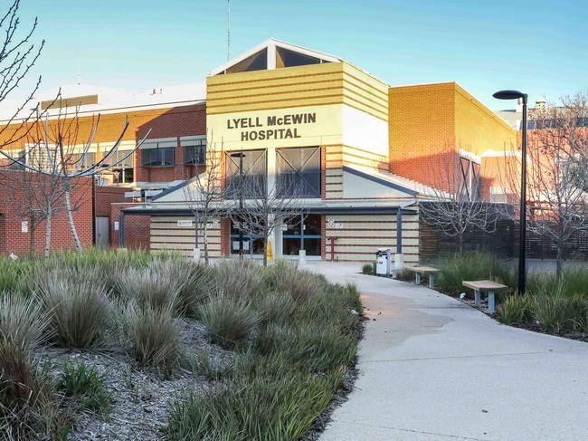 ADV NEWS Scene shots of the Lyell McEwin Hospital after a nurse was stabbed outside last night .. 25/06/2019 AAP Image/Russell Millard