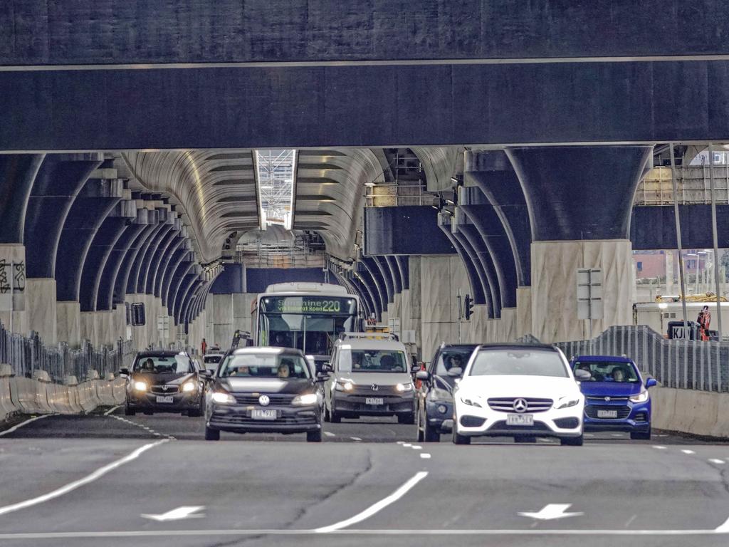The government has committed to opening the West Gate Tunnel this year. Picture: Valeriu Campan