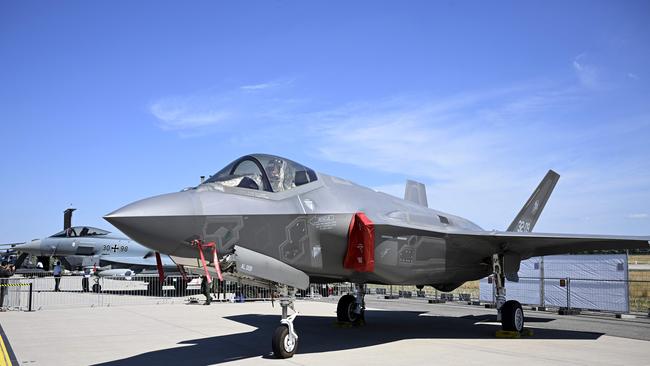 A Lockheed Martin F-35 fighting jet. Picture: Tobias Schwarz/AFP