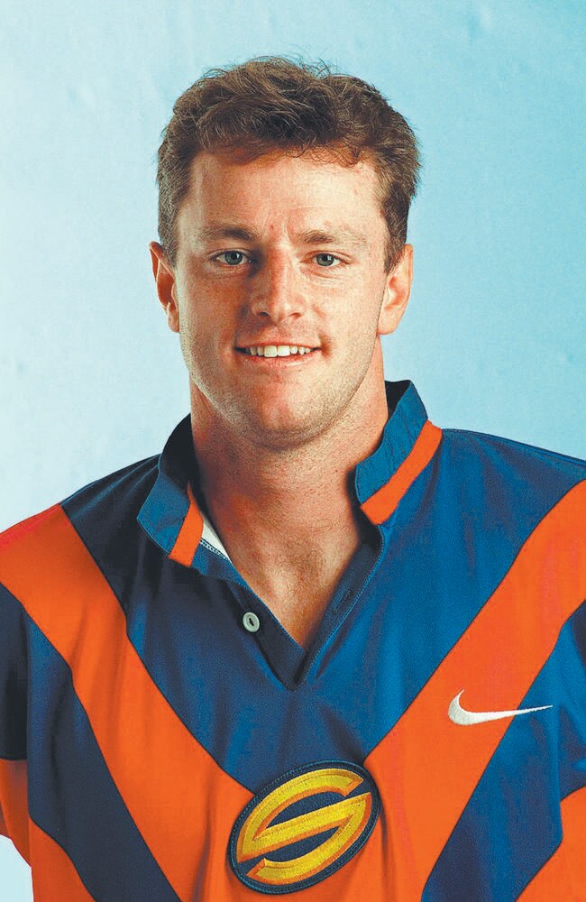 Michael Maguire for the Adelaide Rams in 1996.