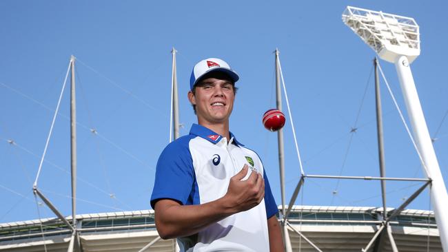 Legspinner Mitchell Swepson comes into the squad for the SCG Test. Picture: Ian Currie