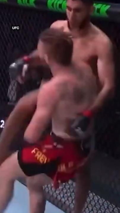 UFC star executes one of the nastiest knockouts ever