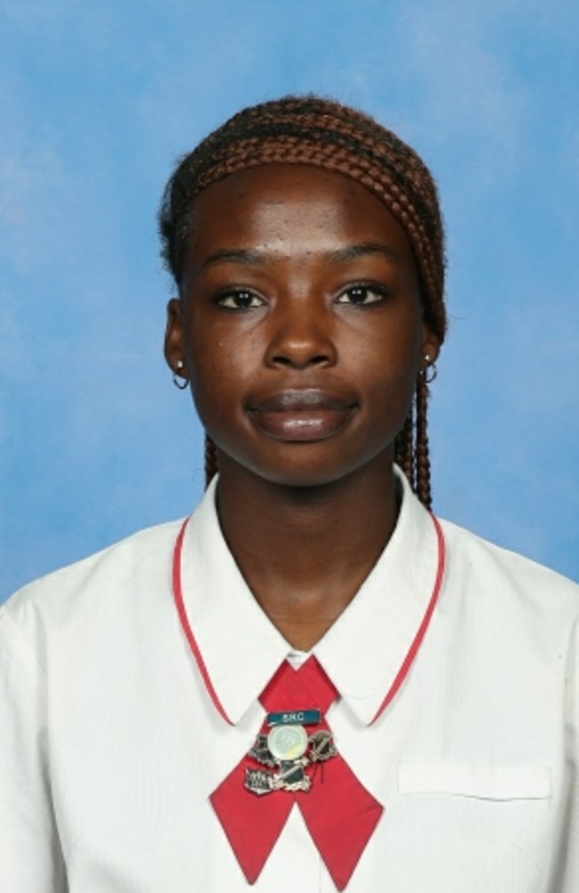 Dimercia Kalenga is a 2025 St Saviours College leader. Picture: Supplied