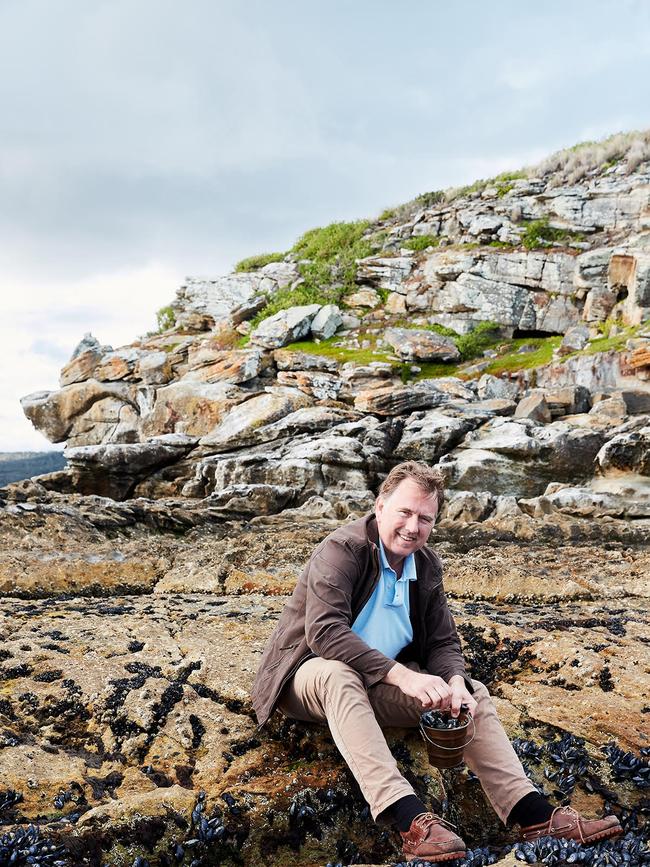 Clem Newton-Brown on Picnic Island. Pic: Annette O’Brien