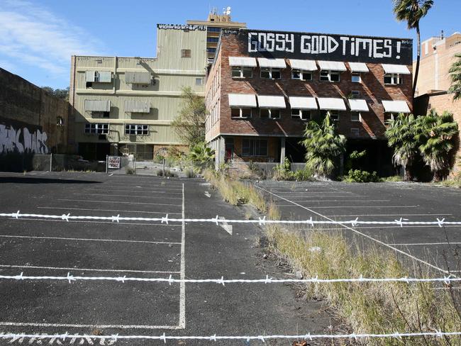 The Frogys site reflects the decaying side of Gosford’s CBD. Picture: Peter Clark