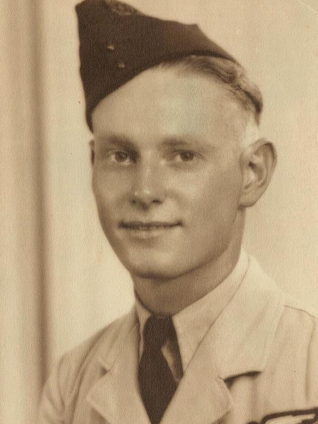 Jack Bell in his younger days in the armed forces.