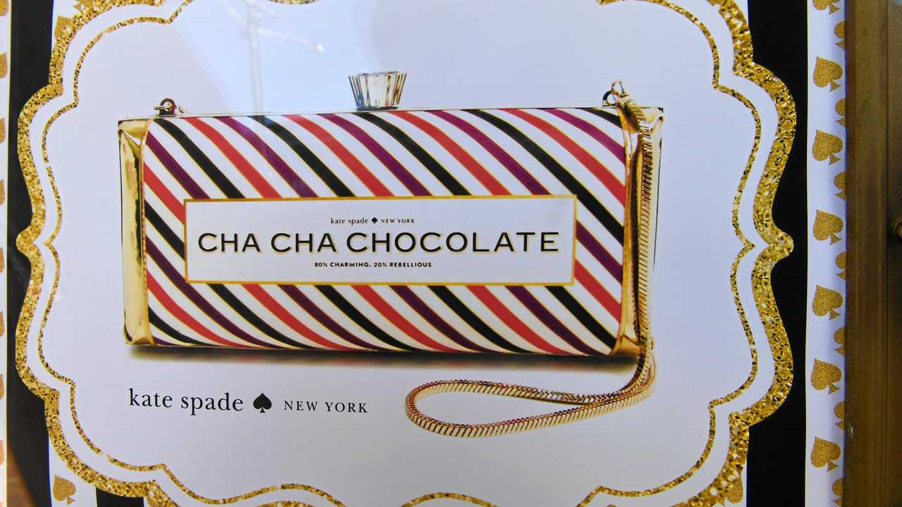 kate spade cha cha chocolate candy bar purse bag