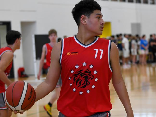 RedCity Roar's John Cooper in action at the State Championships. Picture: Basketball Queensland