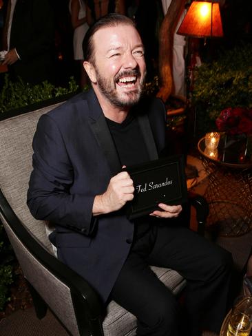 Ricky Gervais seen at Netflix Emmy Party. Picture: Eric Charbonneau/Invision for Netflix/AP Images/Splash