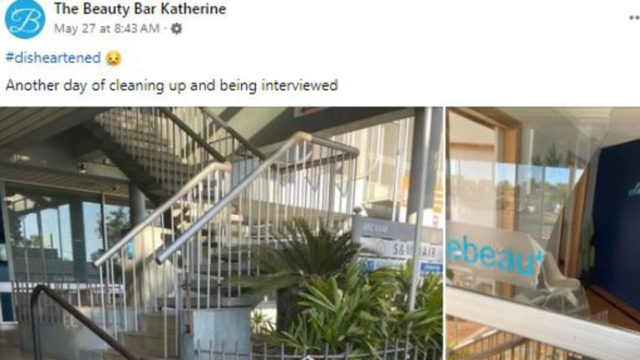 The Beauty Bar Katherine will cease trading on June 15 amid repeated break-ins. Picture: Facebook