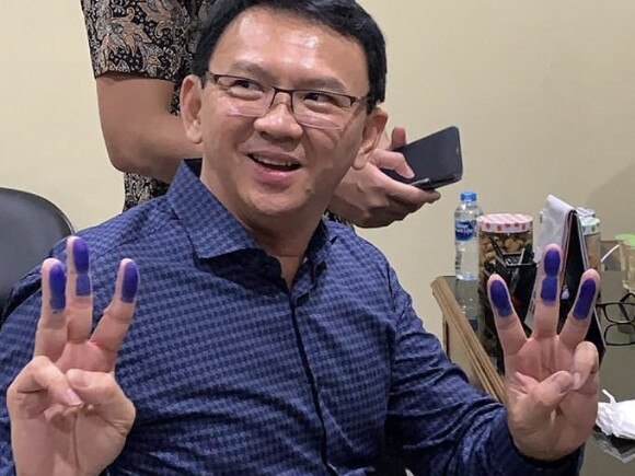 Former Jakarta Governor Basuki Tjahaja Purnama was sentenced to two years' jail but released early for good beahviour over blasphemy. Picture: Instagram