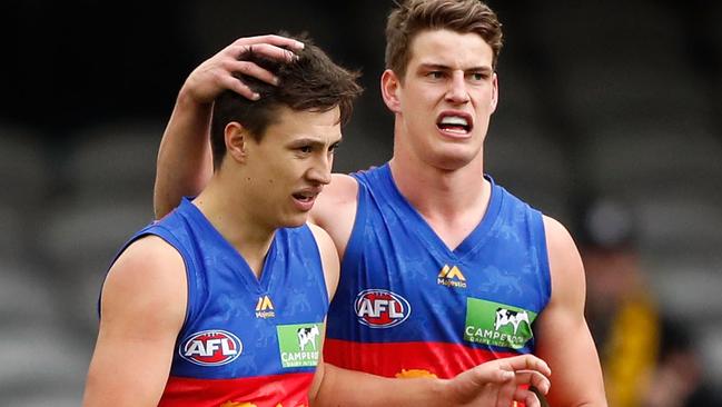 Hugh McCluggage and Jarrod Berry are two of the Lions young stars.