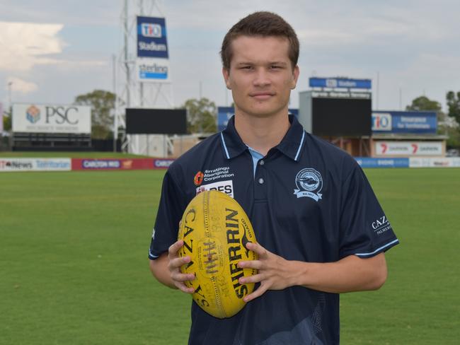 Darwin Buffalo Isaac Seden-Kurnoth is the Round 8 nominee for the 2019-20 NT News Rising Star award. Picture: AFLNT Media