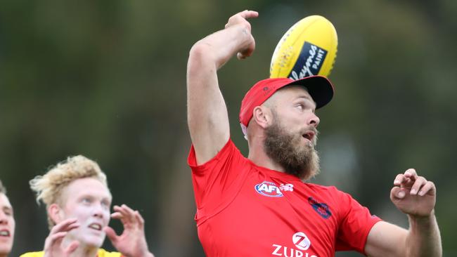 Max Gawn remains key to Melbourne’s finals hopes. Picture: David Crosling