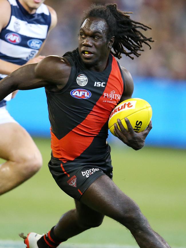 Essendon’s Anthony McDonald-Tipungwuti is rated elite as a general forward.