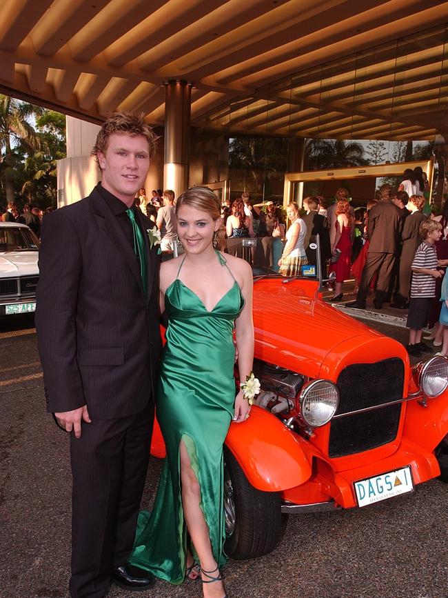 Palm Beach Currumbin High School formal at Conrad Jupiters Casino. Ben Thomas and Jess Neill. Reporter: Ben Dillaway