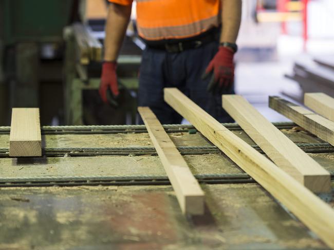 Australian Sustainable Hardwoods mill at Heyfield.Photo: DANNIKA BONSER