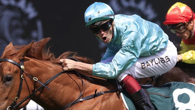 Regan Bayliss made full use of Chalk Stream’s stamina to win the Australia Day Cup. Picture: Getty Images