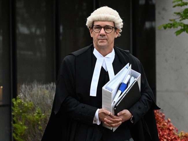 ACT director of public prosecutions Shane Drumgold arrives at the ACT Supreme Court in Canberra, Friday, October 7, 2022. Former Liberal Party staffer Bruce Lehrmann is accused of raping a colleague Brittany Higgins at Parliament House in 2019. (AAP Image/Mick Tsikas) NO ARCHIVING