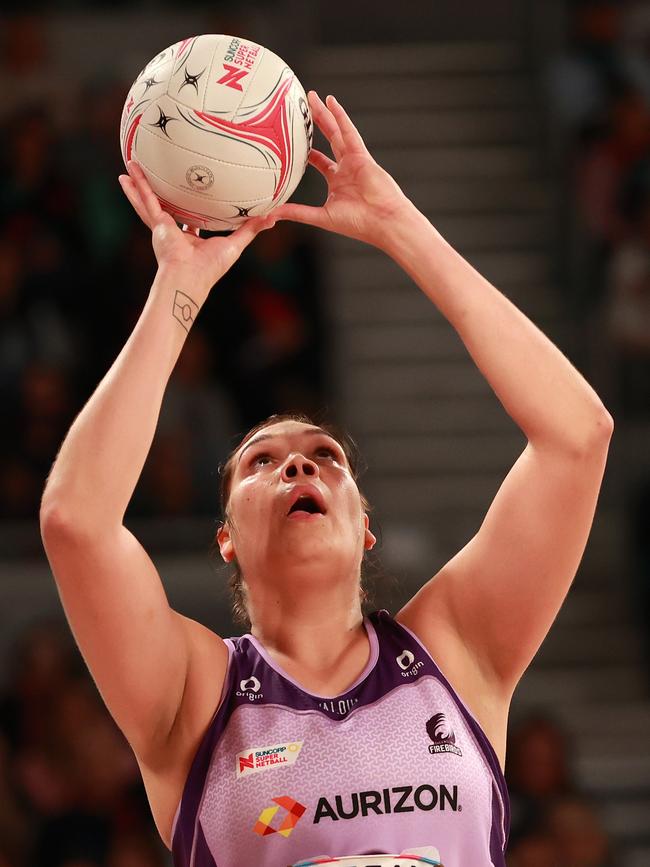 Firebirds shooter Donnell Wallam always puts in a strong showing in her home state. Picture: Getty Images