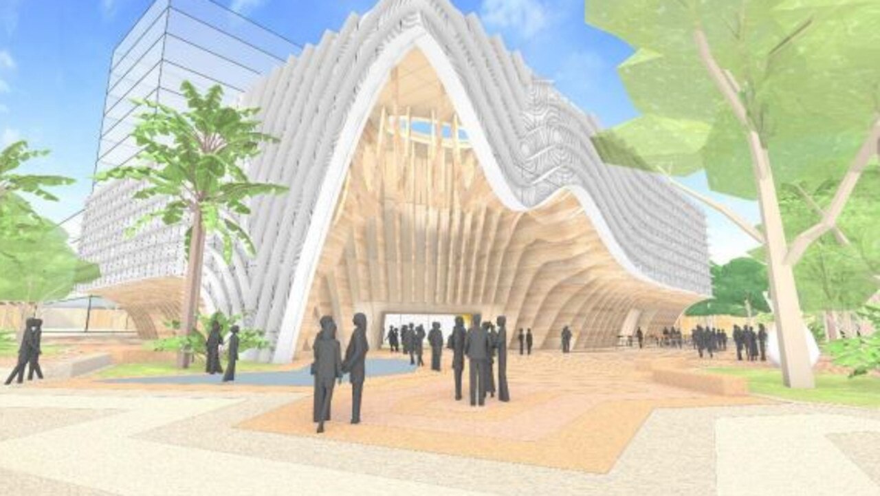 Artist's impression of the proposed Sunshine Coast Regional Gallery at Caloundra. Source: ARM Architecture