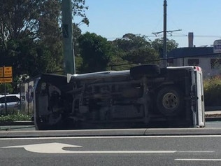 Man critical after ute crashes in police chase