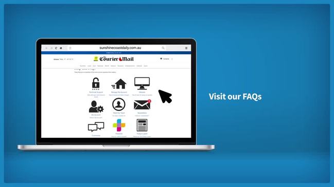 How to access my account for the Sunshine Coast Daily