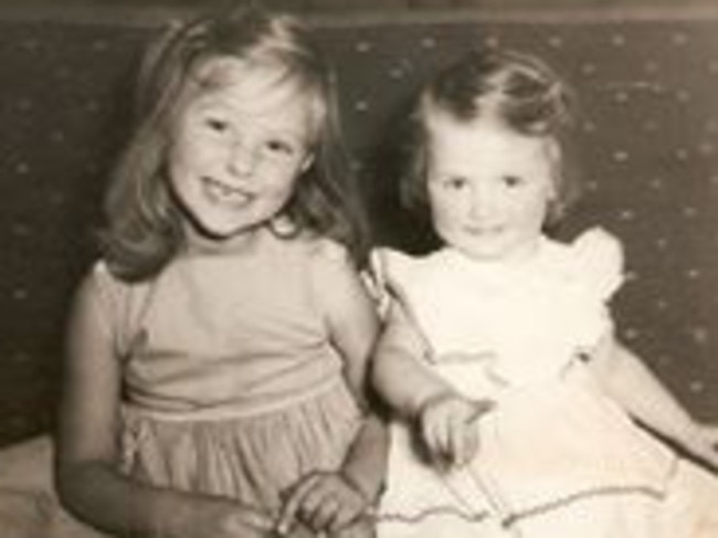 Karen Stilwell, right, with her sister Linda, whose body has never been found. Picture: Courtesy of Karen Stilwell