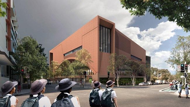 Artist's impression of the proposed Sydney Trains Rail Operations Centre at Green Square