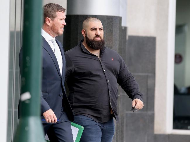 Will Samra leaves the Brisbane Magistrates Court. Picture: NCA NewsWire / Jono Searle