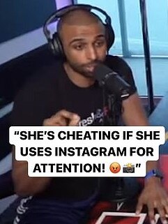 The Fresh and Fit podcast host also said women shouldn't use Instagram for attention.