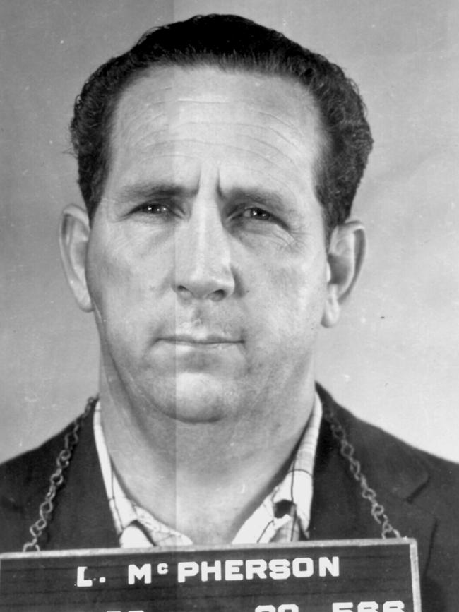 A police mugshot of Leonard ‘Lennie’ McPherson from 1960.