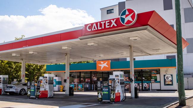 A Caltex servo in Sydney. Picture: AAP