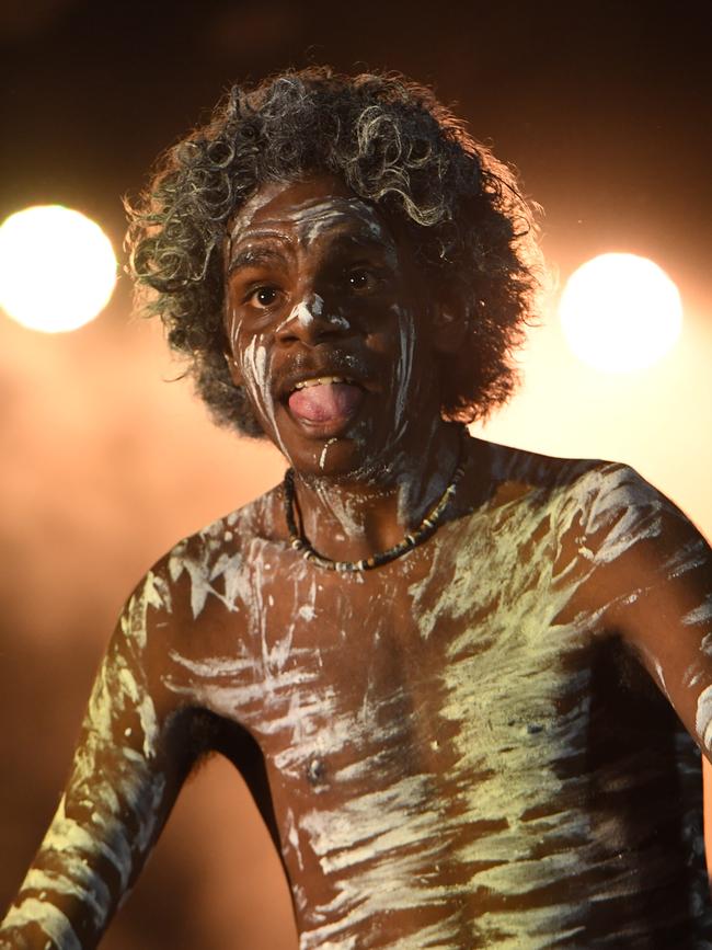 Red Flag Dancers at the 2022 National Indigenous Music Awards. Picture: (A)manda Parkinson