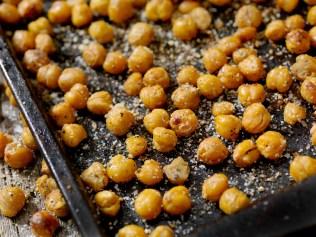 Roasted Chick Peas with Salt and Pepper