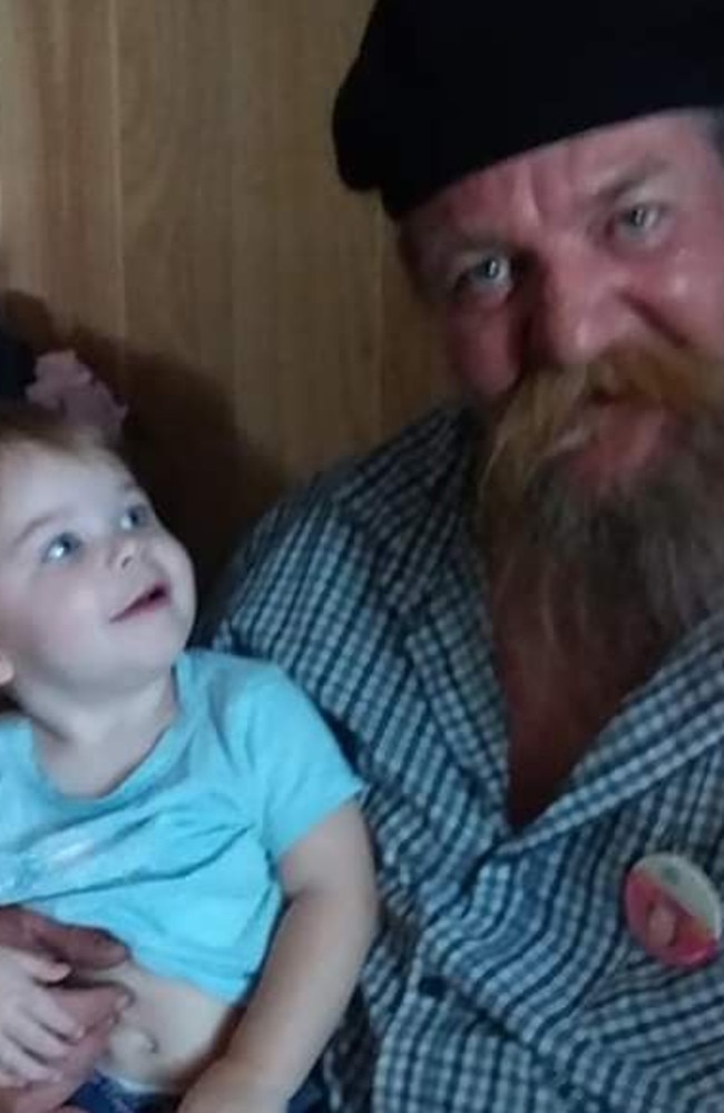 Dennis 'Bill' Oberle pictured with his granddaughter Evie. Photo/Kacee Oberle