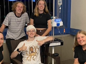 Mates fight for special HSC consideration after cliff fall