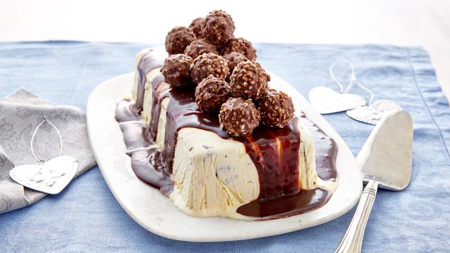 Ferrero rocher ice-cream cake. Picture: Taste.com.au