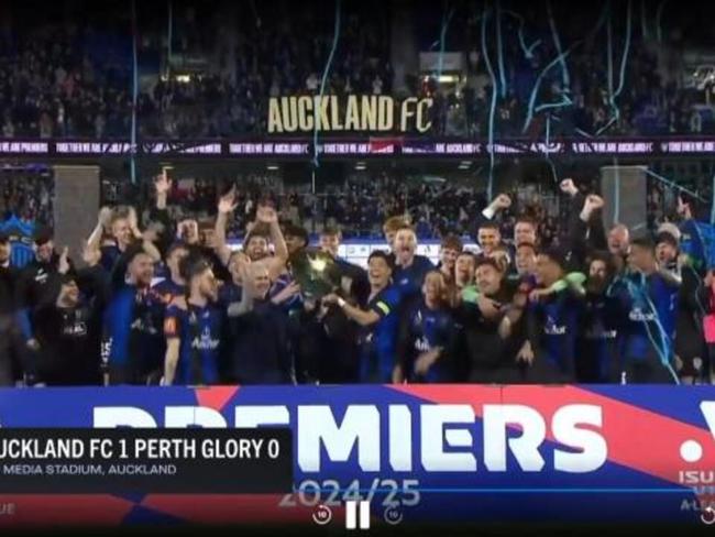 Auckland FC claim premier plate