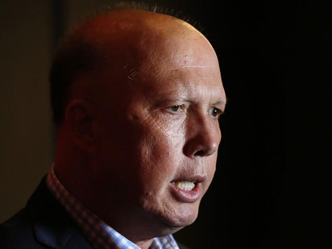 Peter Dutton pictured at the LNP Election Party at the Emporium Hotel, Brisbane 31st of October 2020.  The Queensland State Election was held today.  (Image/Josh Woning)