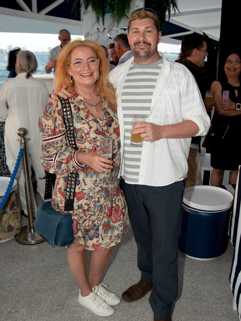 Bridget Brousard and Jamie Brousard at the Infomaps 20th Anniversary Party. Picture: Andrew Meadowcroft.